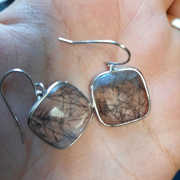 Gorgeous Rutilated Quartz Earrings - Picture 5 of 7